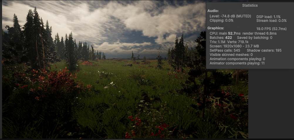 Shadow Rendering Test Scene